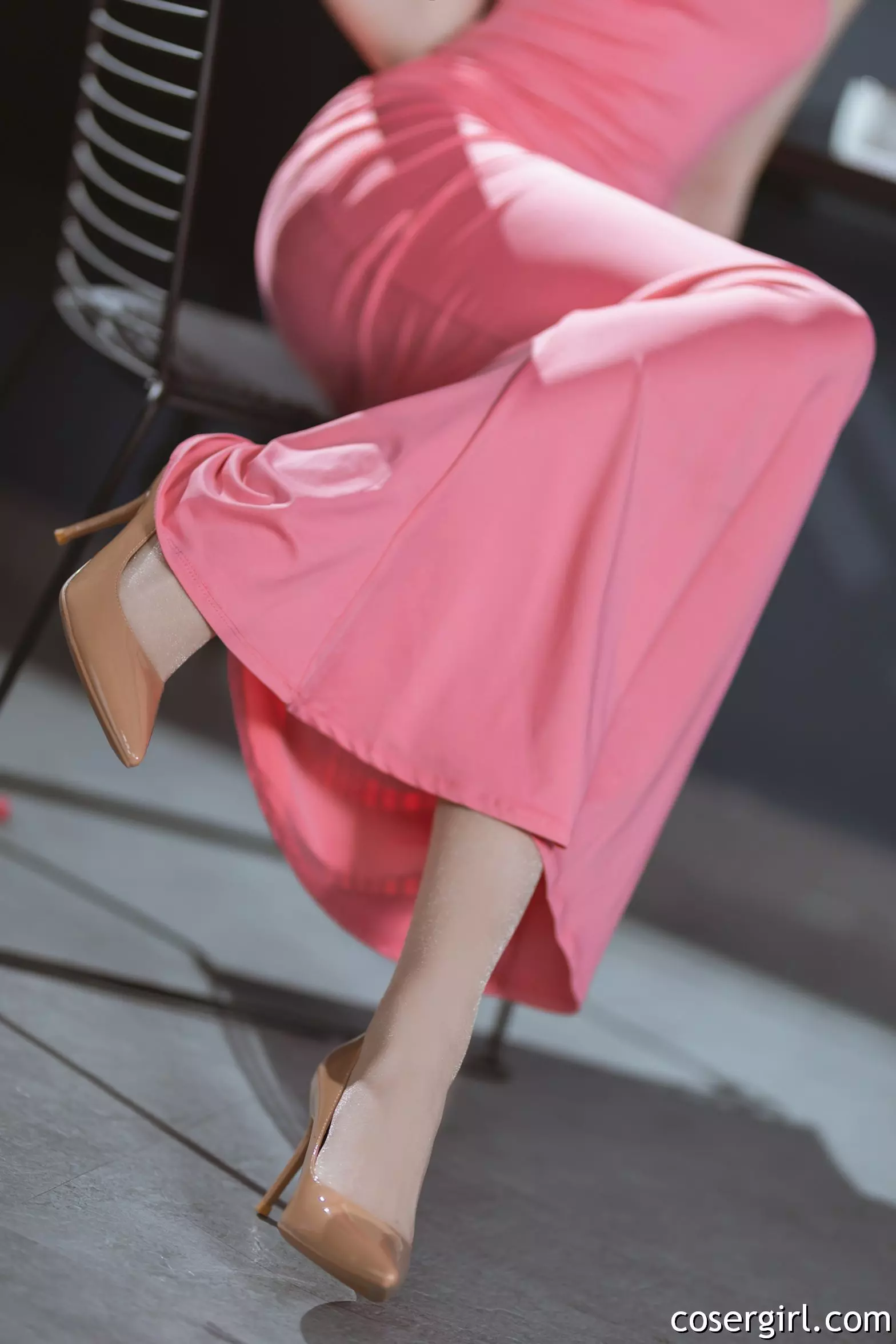 图片[10]-许岚LAN 粉色长裙 - coser福利社写真图片在线欣赏-coser福利社